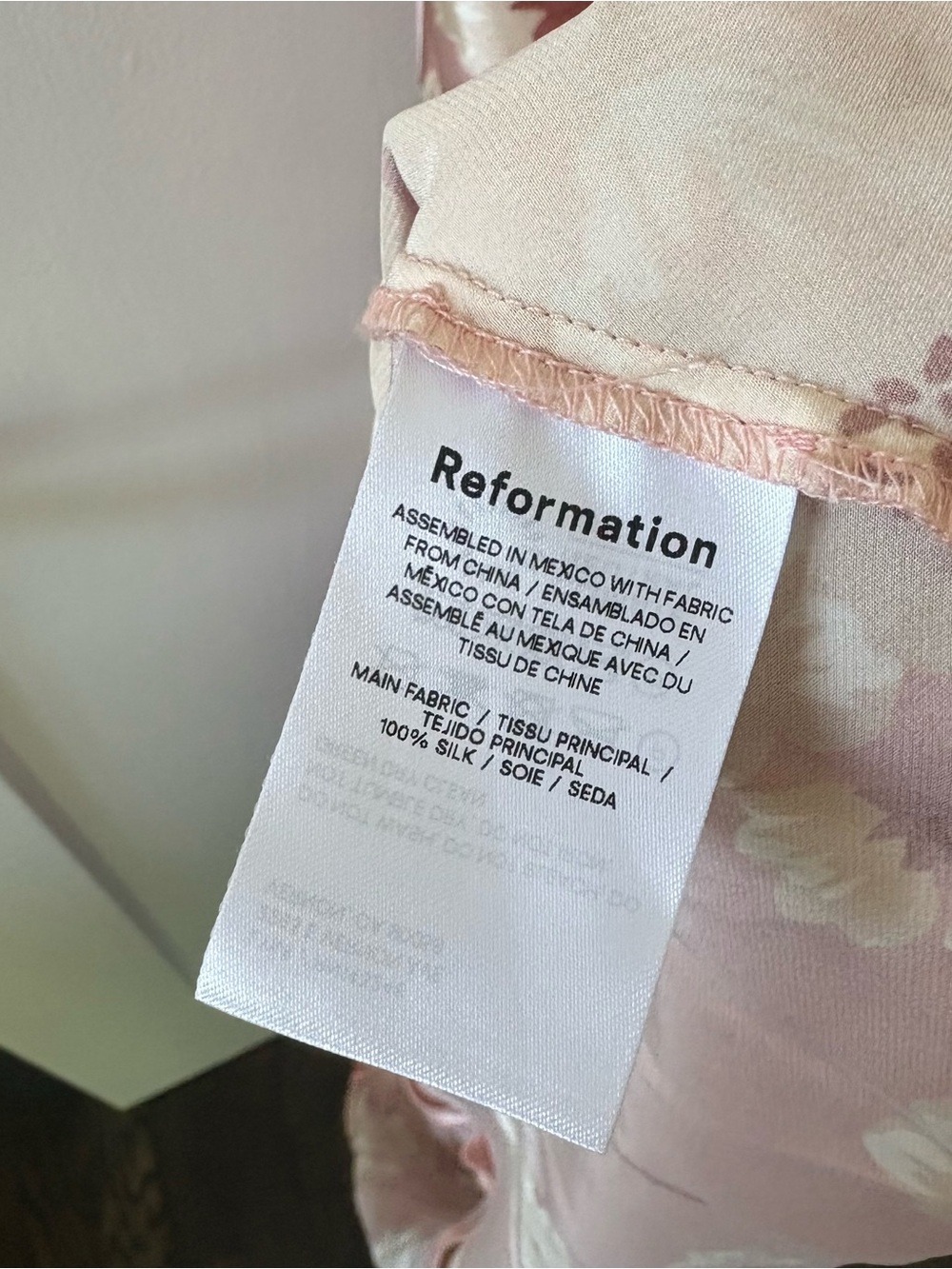Reformation Casette Silk Midi Dress - Picture 7 of 8